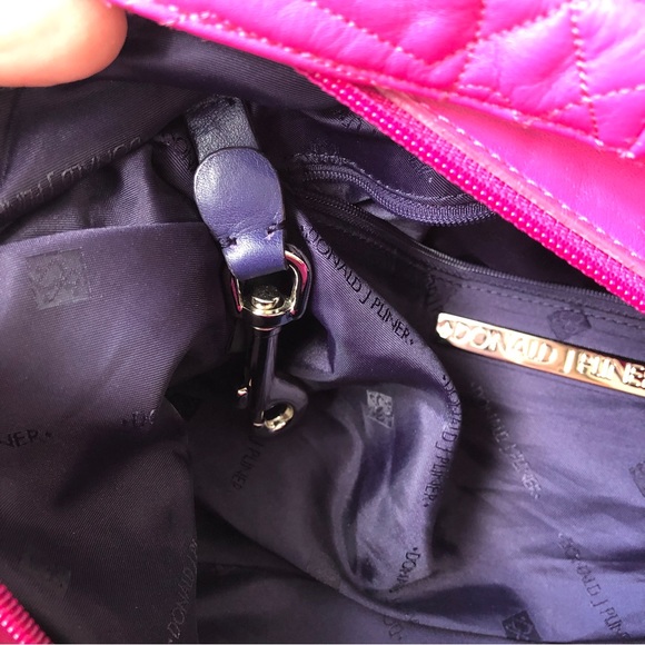 Donald Pliner Quilted Leather Handbag - Picture 7 of 15